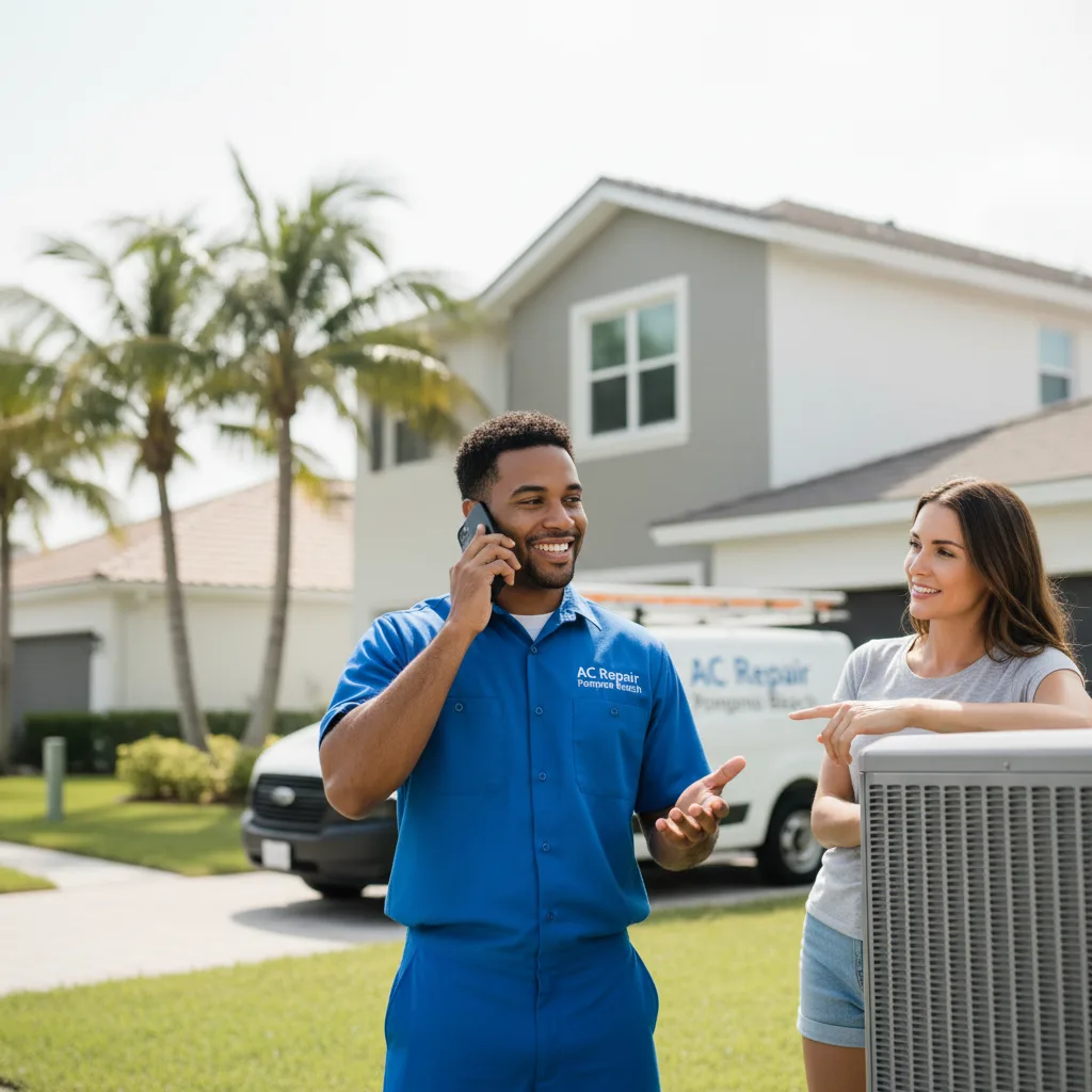 AC Repair Pompano Beach customer support in Barnesville